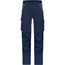 Workwear Stretch-Pants Slim Line - Spezialisierte Arbeitshose in schmaler Schnittführung mit elastischen Einsätzen und funktionellen Details [Gr. 106] (navy/carbon) (Art.-Nr. CA024899)