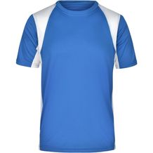 Men's Running-T - Funktionelles Laufshirt [Gr. XL] (royal/white) (Art.-Nr. CA024993)