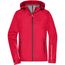 Ladies' 3-in-1-Jacket - Funktionelle Doppeljacke, 3 Tragevariationen, vielseitig einsetzbar, Fleece-Innenjacke leicht auszippbar [Gr. XL] (red/black) (Art.-Nr. CA025027)