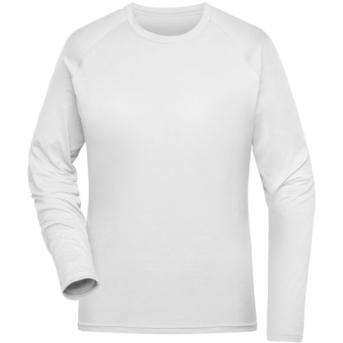 Ladies' Sports Shirt Long-Sleeved - Langarm Funktionsshirt aus recyceltem Polyester für Sport und Fitness [Gr. XS] (Art.-Nr. CA025163) - Atmungsaktiv und feuchtigkeitsregulieren...