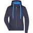 Ladies' Hooded Jacket - Premium Sweatjacke mit Bionic®-Finish [Gr. M] (navy/cobalt) (Art.-Nr. CA026531)