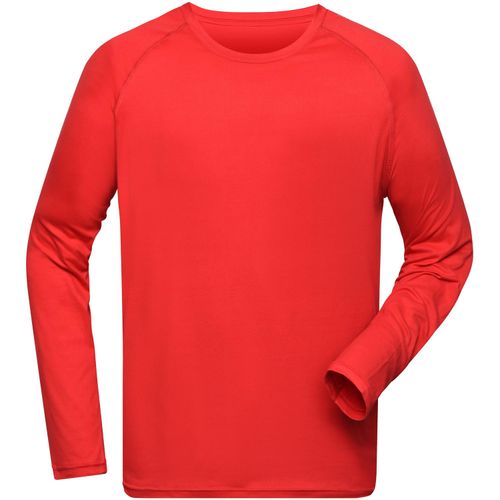Men's Sports Shirt Long-Sleeved - Langarm Funktionsshirt aus recyceltem Polyester für Sport und Fitness [Gr. S] (Art.-Nr. CA026604) - Atmungsaktiv und feuchtigkeitsregulieren...