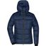Ladies' Padded Jacket - Gesteppte Winterjacke aus recyceltem Polyester mit sorona®AURA Wattierung [Gr. XL] (navy/electric-blue) (Art.-Nr. CA026993)