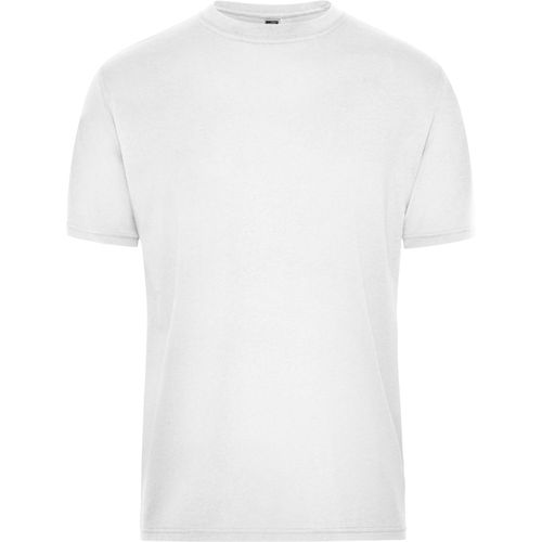 Men's BIO Workwear T-Shirt - Strapazierfähiges und pflegeleichtes T-Shirt [Gr. 3XL] (Art.-Nr. CA027017) - Materialmix aus gekämmter, ringgesponne...