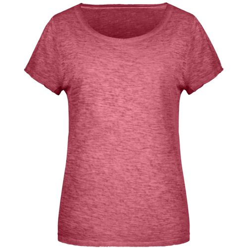 Ladies' Slub-T - T-Shirt im Vintage-Look [Gr. L] (Art.-Nr. CA027127) - Single Jersey aus Flammgarn und gekämmt...