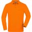 Men's Workwear Polo Pocket Longsleeve - Pflegeleichtes und strapazierfähiges Langarm Polo mit Brusttasche [Gr. XXL] (orange) (Art.-Nr. CA027322)