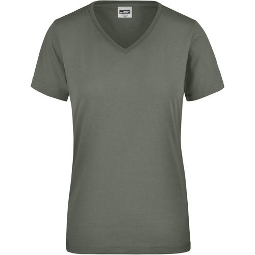 Ladies' Workwear T-Shirt - Strapazierfähiges und pflegeleichtes T-Shirt [Gr. M] (Art.-Nr. CA028129) - Materialmix aus Baumwolle und Polyester...