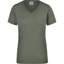 Ladies' Workwear T-Shirt - Strapazierfähiges und pflegeleichtes T-Shirt [Gr. M] (dark-grey) (Art.-Nr. CA028129)