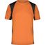 Men's Running-T - Funktionelles Laufshirt [Gr. M] (orange/black) (Art.-Nr. CA029334)