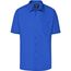 Men's Business Shirt Short-Sleeved - Klassisches Shirt aus strapazierfähigem Mischgewebe [Gr. XL] (royal) (Art.-Nr. CA029444)