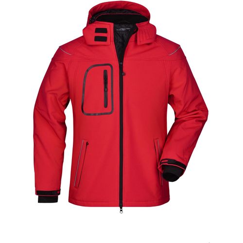 Mens Winter Softshell Jacket - Modische Winter Softshelljacke [Gr. L] (Art.-Nr. CA030068) - 3-Lagen Funktionsmaterial mit TPU-Membra...