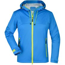 Ladies' Outdoor Jacket - Ultraleichte Softshelljacke für extreme Wetterbedingungen [Gr. M] (aqua/acid-yellow) (Art.-Nr. CA030397)
