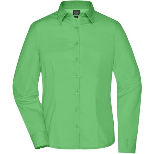 Ladies' Business Shirt Long-Sleeved - Klassisches Shirt aus strapazierfähigem Mischgewebe [Gr. 3XL] (Art.-Nr. CA030467) - Pflegeleichte Popeline-Qualität mi...