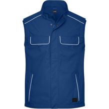Workwear Softshell Light Vest - Professionelle, leichte Softshellweste im cleanen Look mit hochwertigen Details [Gr. XS] (dark-royal) (Art.-Nr. CA030847)