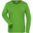 Ladies' BIO Stretch-Longsleeve Work - Langarm Shirt aus weichem Elastic-Single-Jersey [Gr. M] (lime-green) (Art.-Nr. CA031074)