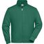 Workwear Sweat Jacket - Sweatjacke mit Stehkragen und Reißverschluss [Gr. 5XL] (dark-green) (Art.-Nr. CA031622)