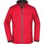 Ladies' Zip-Off Softshell Jacket - 2 in 1 Jacke mit abzippbaren Ärmeln [Gr. M] (red/black) (Art.-Nr. CA031640)