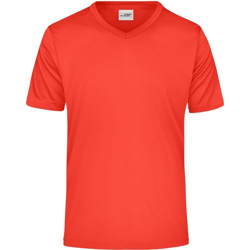 Men's Active-V - Funktions T-Shirt für Freizeit und Sport [Gr. XXL] (Art.-Nr. CA031965) - Feiner Single Jersey
V-Ausschnitt,...