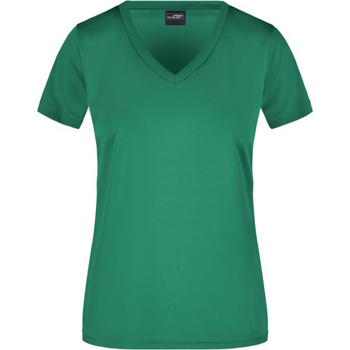Ladies' Active-V - Funktions T-Shirt für Freizeit und Sport [Gr. 3XL] (Art.-Nr. CA032137) - Feiner Single Jersey
V-Ausschnitt,...