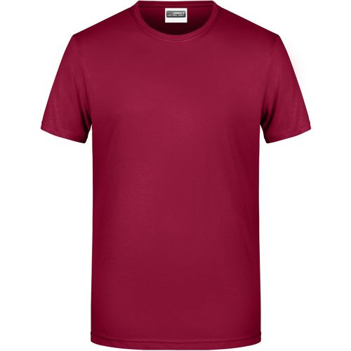 Men's Basic-T - Herren T-Shirt in klassischer Form [Gr. L] (Art.-Nr. CA033231) - 100% gekämmte, ringgesponnene BIO-Baumw...