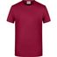 Men's Basic-T - Herren T-Shirt in klassischer Form [Gr. L] (wine) (Art.-Nr. CA033231)