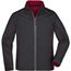 Men's Zip-Off Softshell Jacket - 2 in 1 Jacke mit abzippbaren Ärmeln [Gr. L] (black/red) (Art.-Nr. CA033244)
