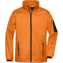 Men's Windbreaker - Sportliche, funktionelle Outdoor-Jacke [Gr. L] (orange/carbon) (Art.-Nr. CA033500)
