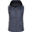 Ladies' Knitted Hybrid Vest - Weste im stylischen Materialmix [Gr. S] (light-melange/anthracite-melange) (Art.-Nr. CA033750)