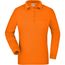 Ladies' Workwear Polo Pocket Longsleeve - Pflegeleichtes und strapazierfähiges Langarm Polo mit Brusttasche [Gr. L] (orange) (Art.-Nr. CA033932)