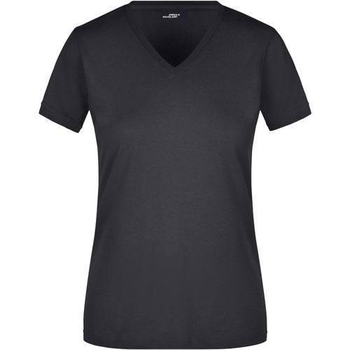 Ladies' Slim Fit V-T - Figurbetontes V-Neck-T-Shirt [Gr. L] (Art.-Nr. CA035448) - Einlaufvorbehandelter Single Jersey
Gek...