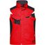 Workwear Vest - Professionelle Weste mit hochwertiger Ausstattung [Gr. 3XL] (red/black) (Art.-Nr. CA036270)