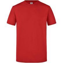 Men's Slim Fit-T - Figurbetontes Rundhals-T-Shirt [Gr. XL] (Art.-Nr. CA036596)