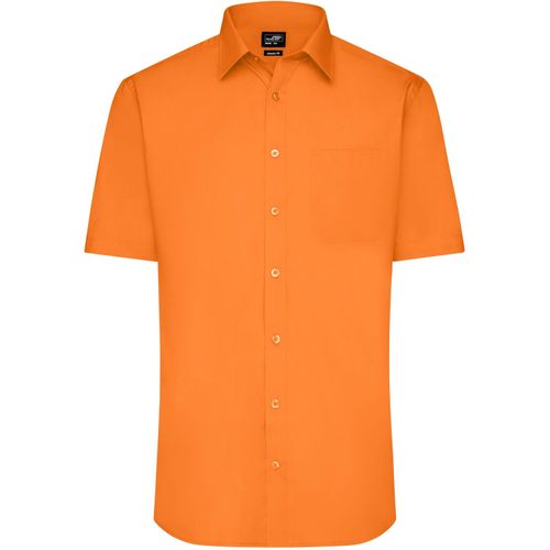 Men's Shirt Shortsleeve Poplin - Klassisches Shirt aus pflegeleichtem Mischgewebe [Gr. 3XL] (Art.-Nr. CA037270) - Popeline-Qualität mit Easy-Care-Ausrüs...