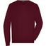 Men's V-Neck Pullover - Klassischer Baumwoll-Pullover [Gr. L] (bordeaux) (Art.-Nr. CA037537)