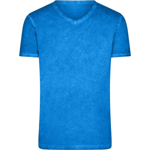 Men's Gipsy T-Shirt - Trendiges T-Shirt mit V-Ausschnitt [Gr. M] (Art.-Nr. CA037921) - Baumwoll Single Jersey mit aufwändige...