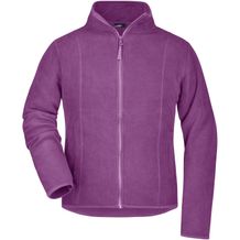 Girly Microfleece Jacket - Leichte Jacke aus Microfleece [Gr. L] (Purple) (Art.-Nr. CA038442)