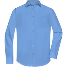 Men's Shirt Longsleeve Poplin - Klassisches Shirt aus pflegeleichtem Mischgewebe [Gr. L] (aqua) (Art.-Nr. CA038910)