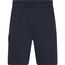 Men's Lounge Shorts - Modische, kurze Sweathose aus BIO-Baumwolle im Cargo-Style [Gr. M] (navy) (Art.-Nr. CA039122)