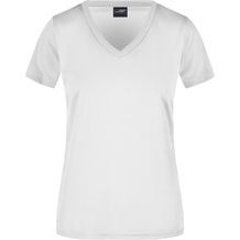 Ladies' Active-V - Funktions T-Shirt für Freizeit und Sport [Gr. 3XL] (white) (Art.-Nr. CA039457)