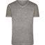 Men's Gipsy T-Shirt - Trendiges T-Shirt mit V-Ausschnitt [Gr. M] (grey) (Art.-Nr. CA039521)