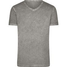 Men's Gipsy T-Shirt - Trendiges T-Shirt mit V-Ausschnitt [Gr. M] (grey) (Art.-Nr. CA039521)