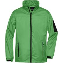 Men's Windbreaker - Sportliche, funktionelle Outdoor-Jacke [Gr. L] (lime-green/carbon) (Art.-Nr. CA040545)