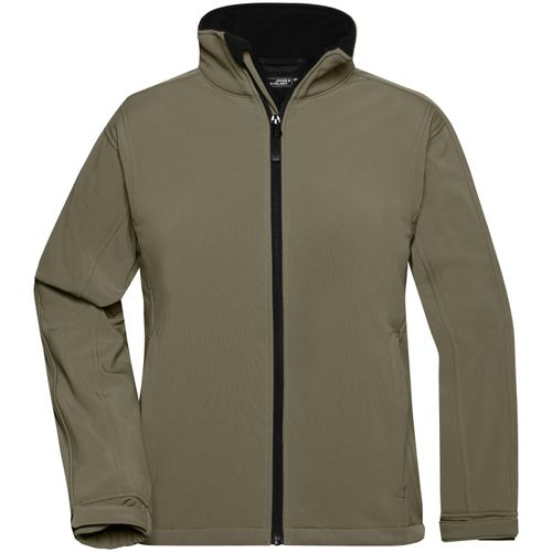 Ladies' Softshell Jacket - Trendige Jacke aus Softshell [Gr. L] (Art.-Nr. CA040980) - 3-Lagen-Funktionsmaterial mit TPU-Membra...