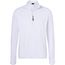 Men's Sports Shirt Half-Zip - Langarm-Shirt mit Reißverschluss für Sport und Freizeit [Gr. 3XL] (white) (Art.-Nr. CA041056)