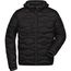 Men's Padded Jacket - Gesteppte Jacke mit sorona®AURA Wattierung (nachwachsender, pflanzlicher Rohstoff) [Gr. XXL] (black/black) (Art.-Nr. CA041278)