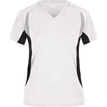 Ladies' Running-T - Atmungsaktives Laufshirt [Gr. XXL] (white/black) (Art.-Nr. CA041317)