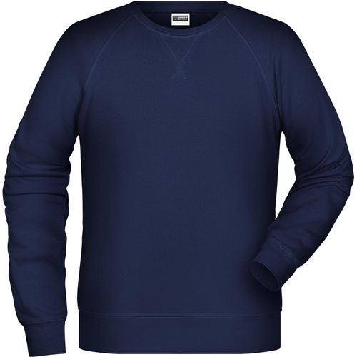 Men's Sweat - Klassisches Sweatshirt mit Raglanärmeln [Gr. 4XL] (Art.-Nr. CA041703) - Hochwertige French Terry-Qualität, 85...