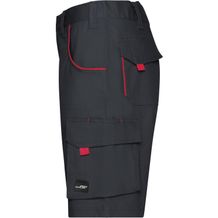 Workwear Bermudas - COLOR - - Funktionelle kurze Hose im sportlichen Look mit hochwertigen Details [Gr. 44] (rot / grau) (Art.-Nr. CA042305)