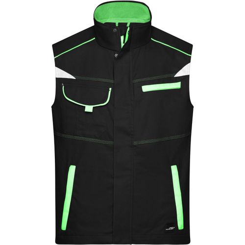 Workwear Vest - Funktionelle Weste im sportlichen Look mit hochwertigen Details [Gr. 3XL] (Art.-Nr. CA042340) - Elastische, leichte Canvas-Qualität
Per...
