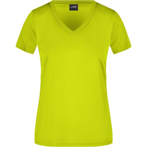 Ladies' Active-V - Funktions T-Shirt für Freizeit und Sport [Gr. S] (Art.-Nr. CA042437) - Feiner Single Jersey
V-Ausschnitt,...